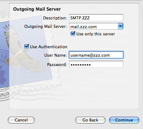mac mail satellite